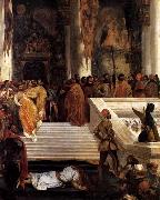 Eugene Delacroix The Execution of Doge Marino Faliero Spain oil painting artist